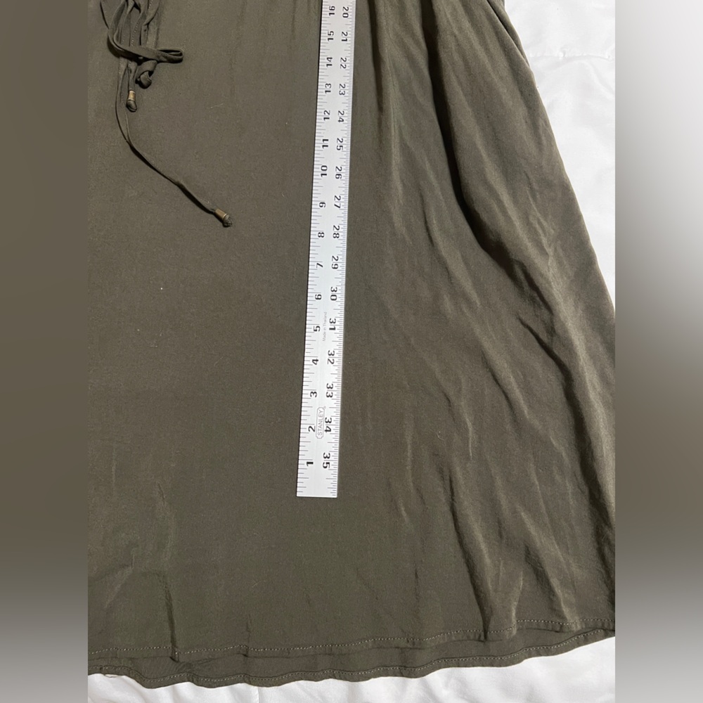 Torrid 5X olive green shirt dress - Picture 8 of 10